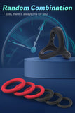 Silicone Cock/ Penis Rings Set with 7 Different Sizes