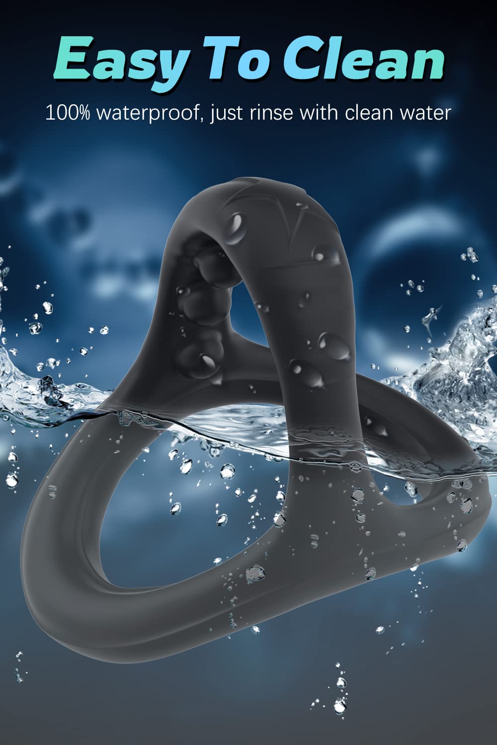 Silicone Cock/ Penis Rings Set with 7 Different Sizes