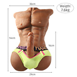 Daniel - 16.7 LB Male Sex Doll Torso with 16cm Penis