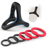 Silicone Cock/ Penis Rings Set with 7 Different Sizes